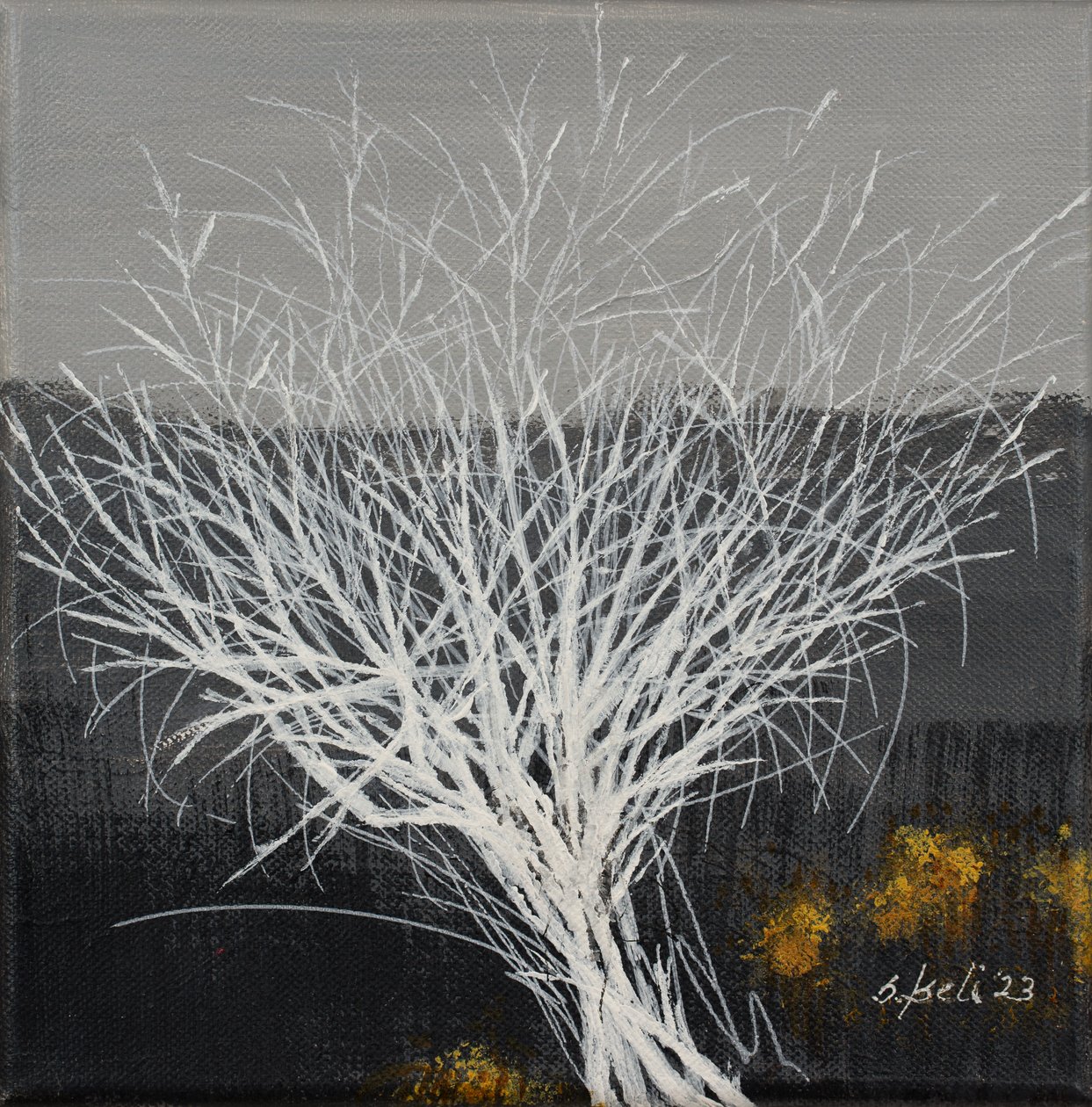 Moonshine, 2023 (acrylique sur toile) - Sandy Iseli