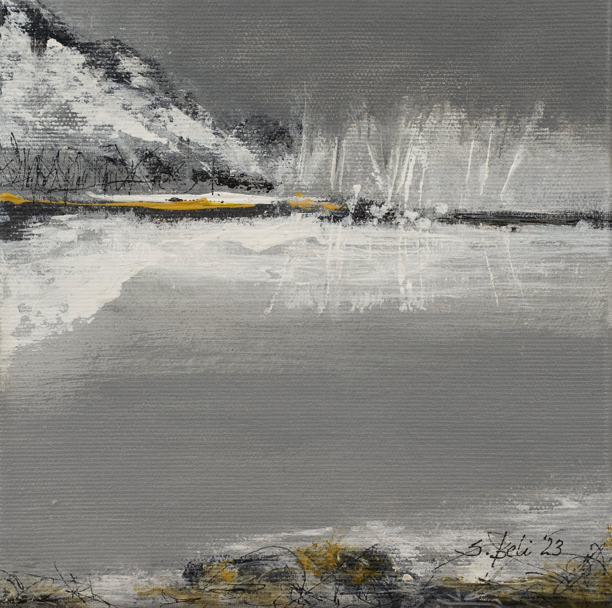 Crépuscule, 2023 (acrylique sur toile) - Sandy Iseli