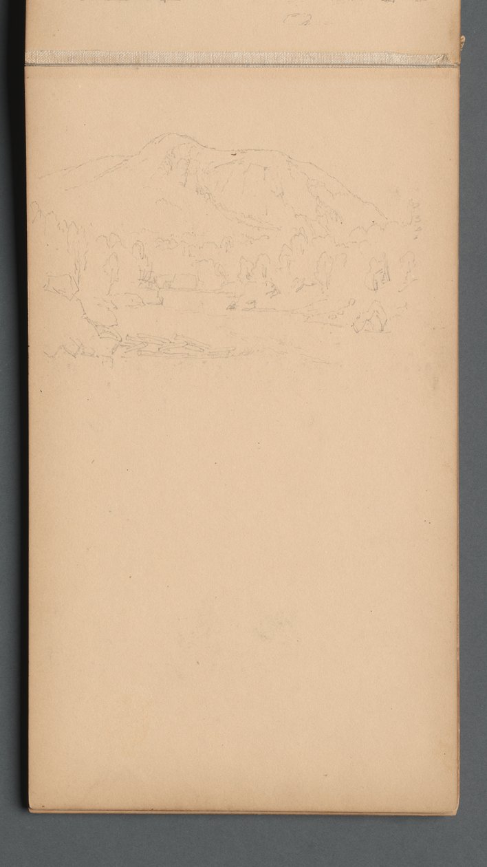 Skizzenbuch, Seite 08: Carter Mountain (?) - Sanford Robinson Gifford
