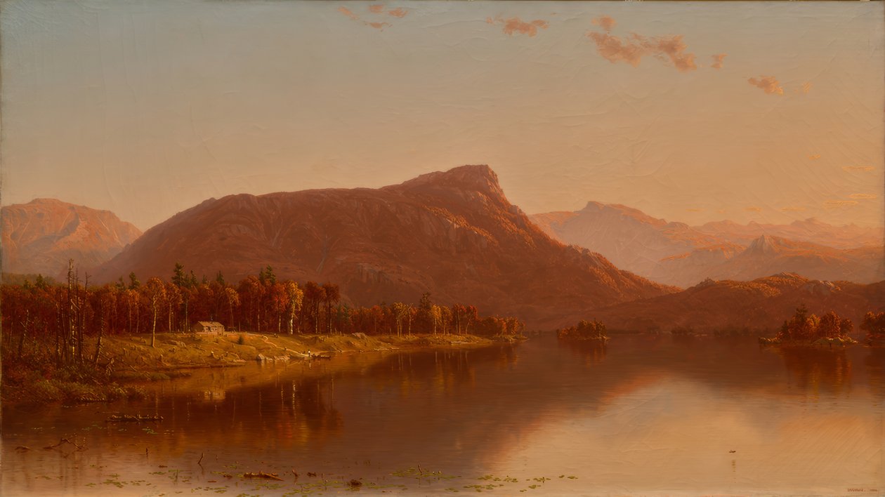 Une maison dans la nature - Sanford Robinson Gifford