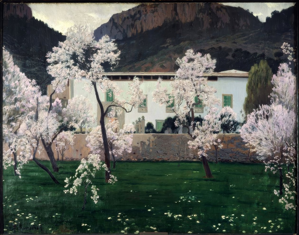 Amandiers en fleurs - Santiago Rusiñol
