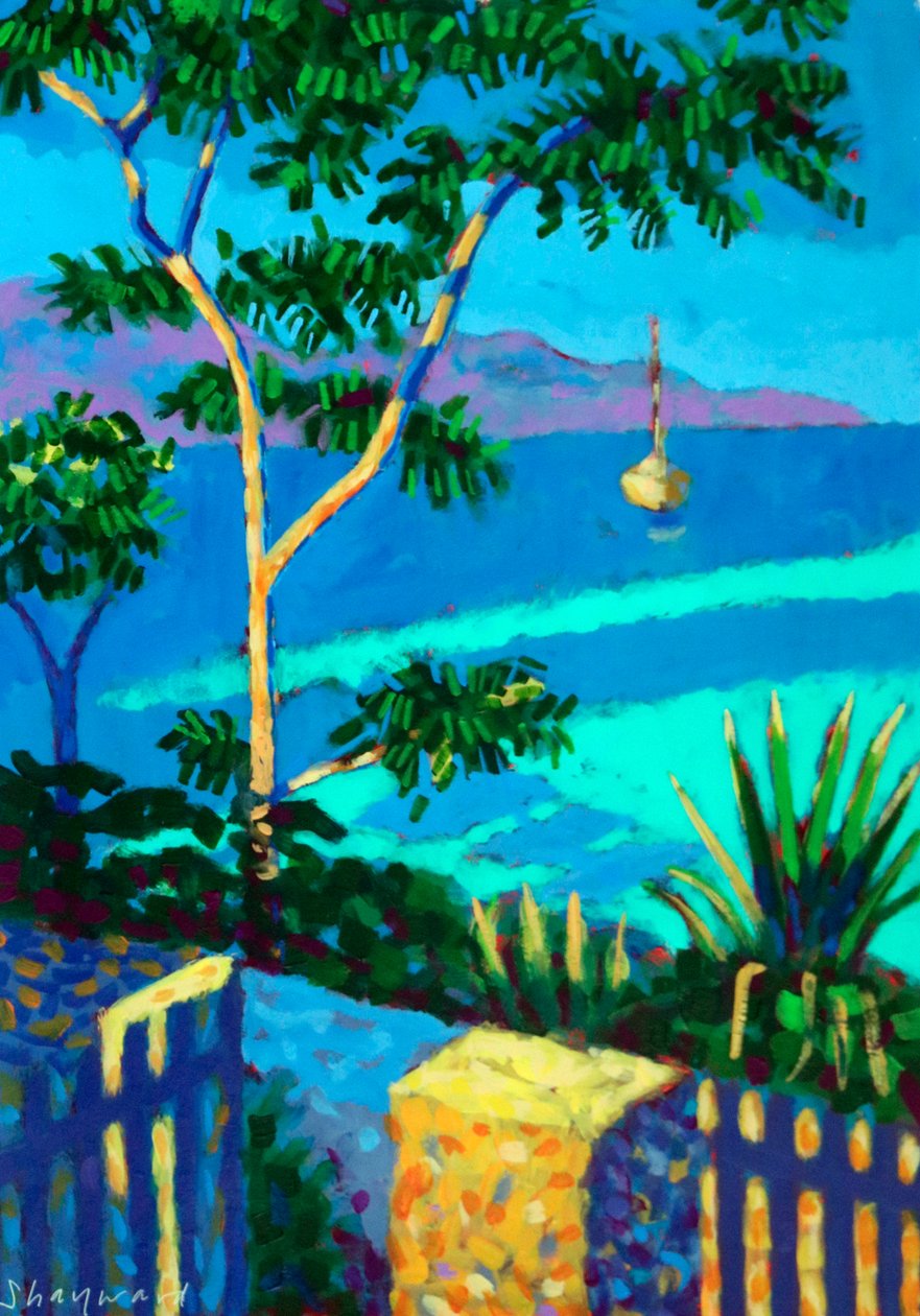 La Mer # , 2022 (acrylique sur panneau) - Sara Hayward