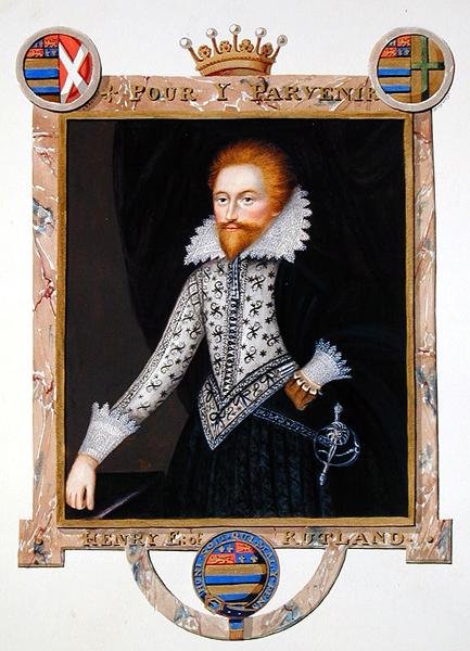 Portrait de Henry Manners (d.1563) 2e comte de Rutland - Sarah Countess of Essex