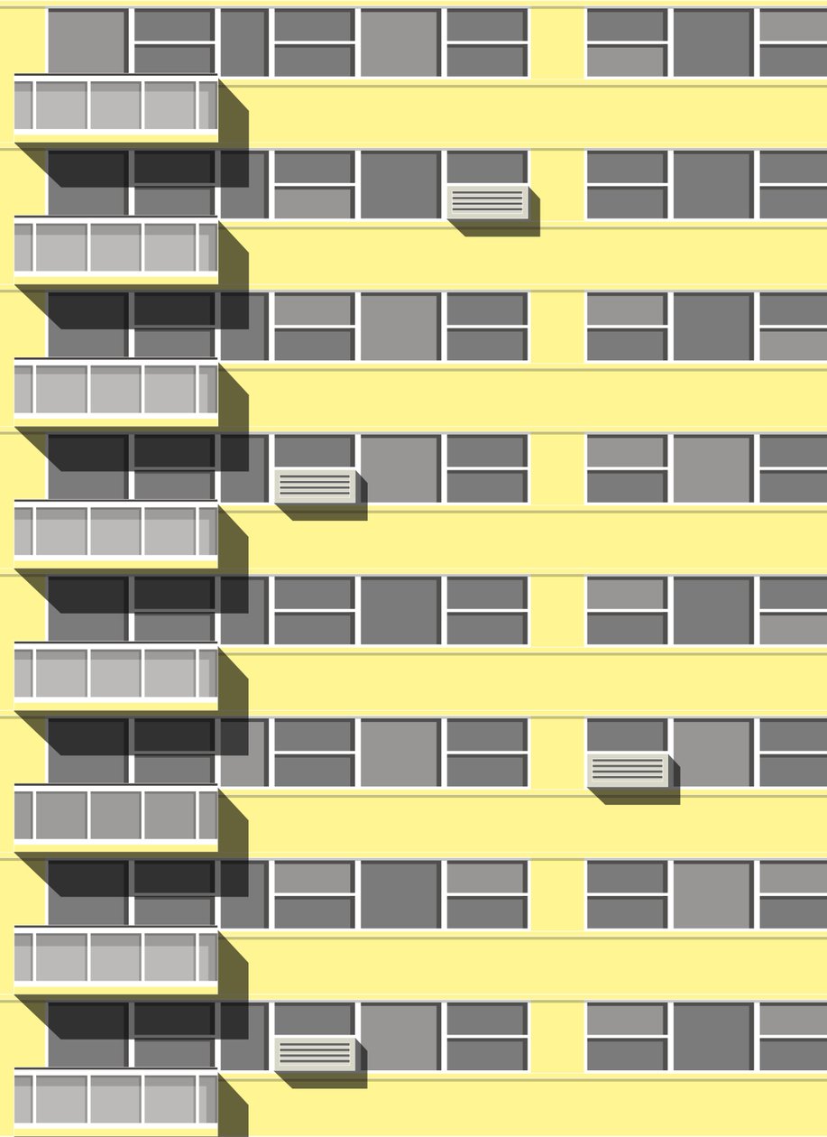 Appartements à Manhattan, 2020 (numérique) - Sarah Evans