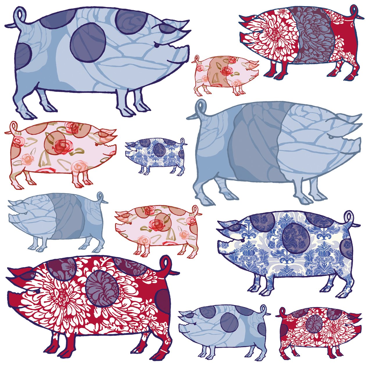 Piggy au milieu, 2005 - Sarah Hough