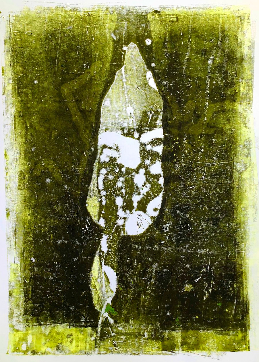 Feuille abstraite - Sarah Thompson Engels