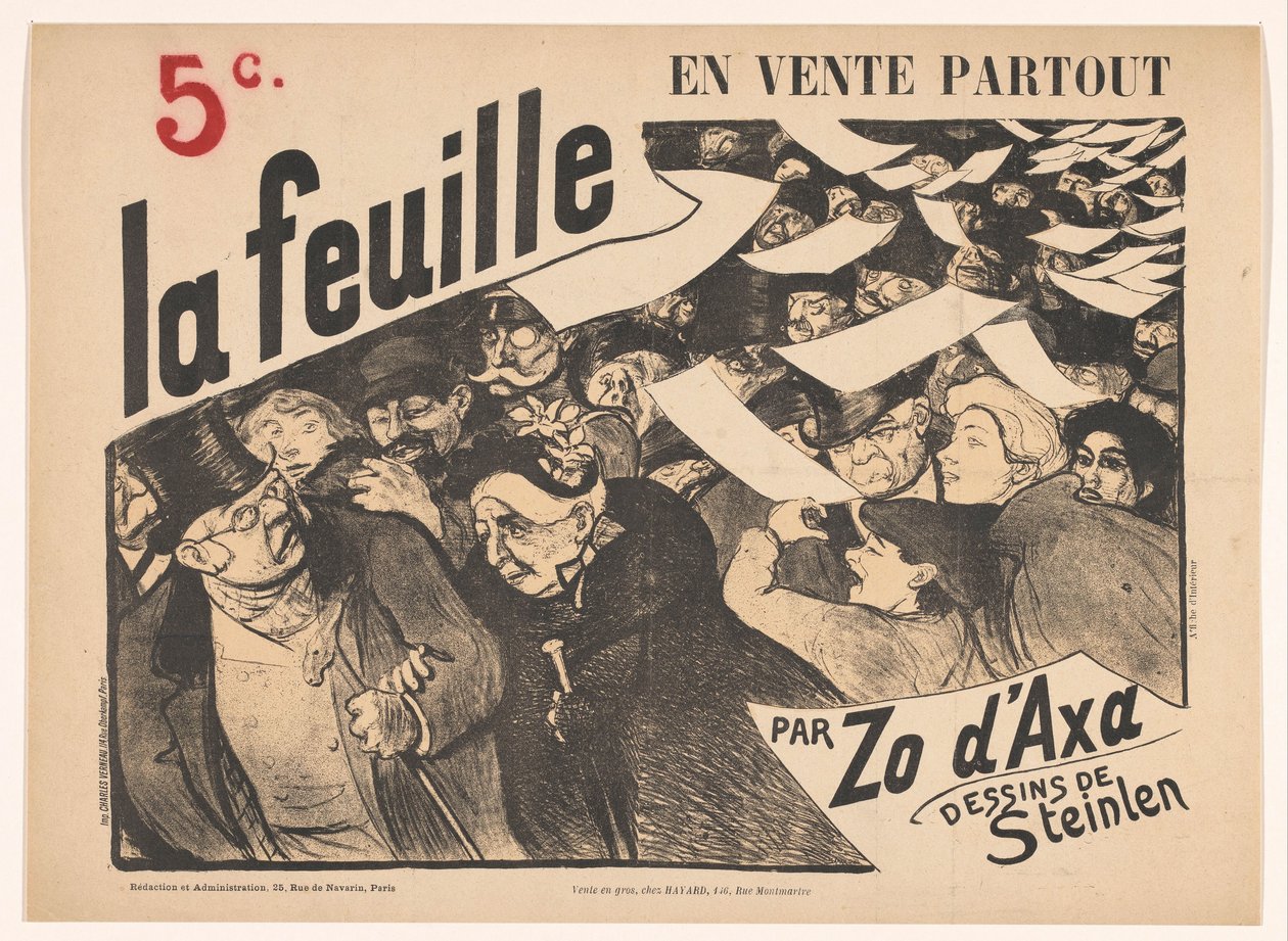 Affiche pour La feuille par Zo d