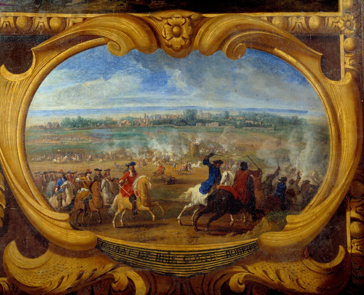 Les actions de Louis II prince de Bourbon Condé, bataille de Brie (détail) - Sauveur Le Conte