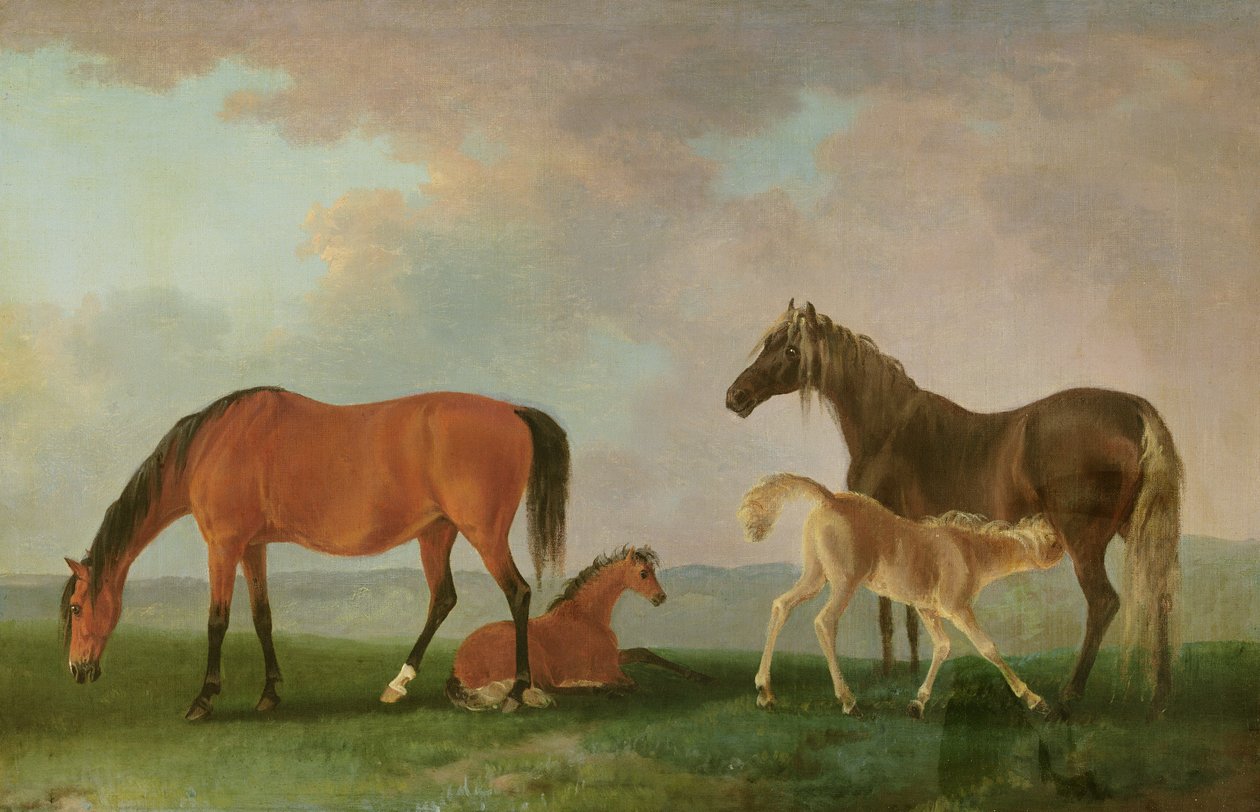 Juments et poulains - Sawrey Gilpin