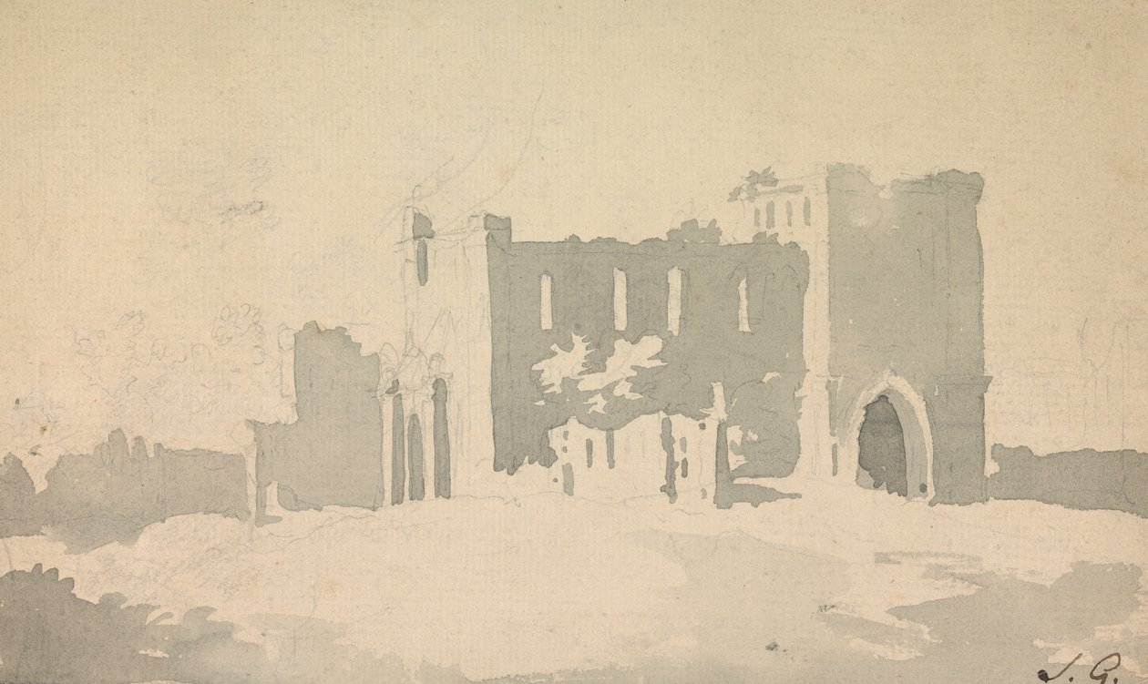 Croquis de château - Sawrey Gilpin