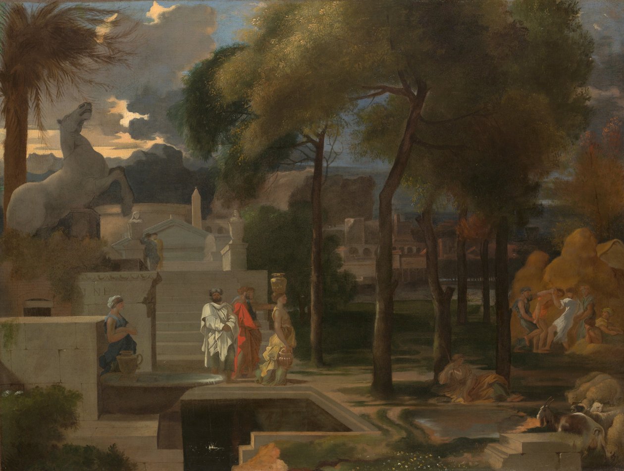 Un paysage classique, probablement années 1660 - Sébastien Bourdon