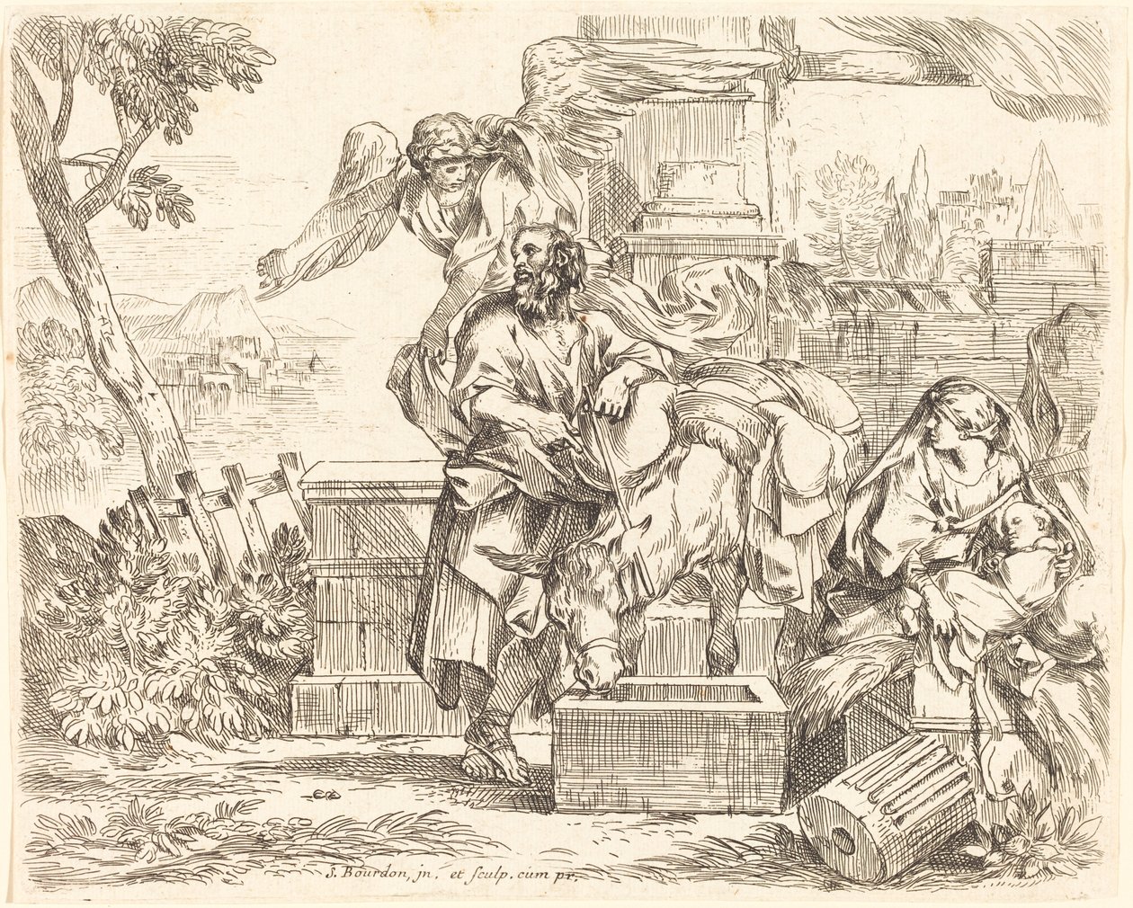 Saint Joseph écoutant le conseil de l