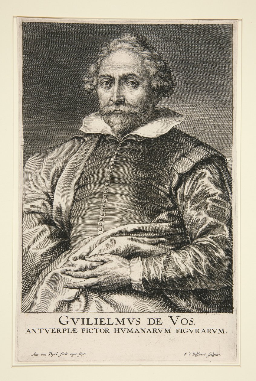 Portrait de William de Vos - Schelte Adams Bolswert