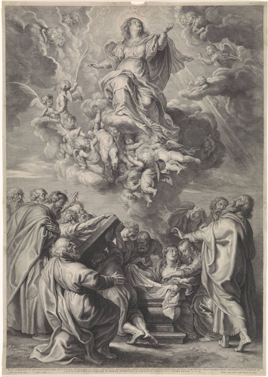 Ascension de Marie avec les apôtres - Schelte Adamsz. Bolswert