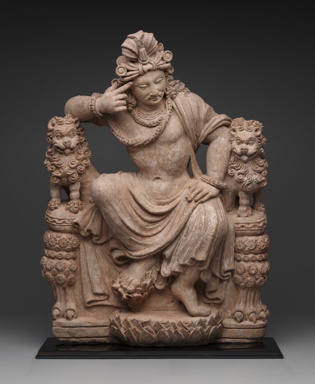 Bodhisattva pensant, 4e au 6e siècle apr. J.-C. - School Afghan