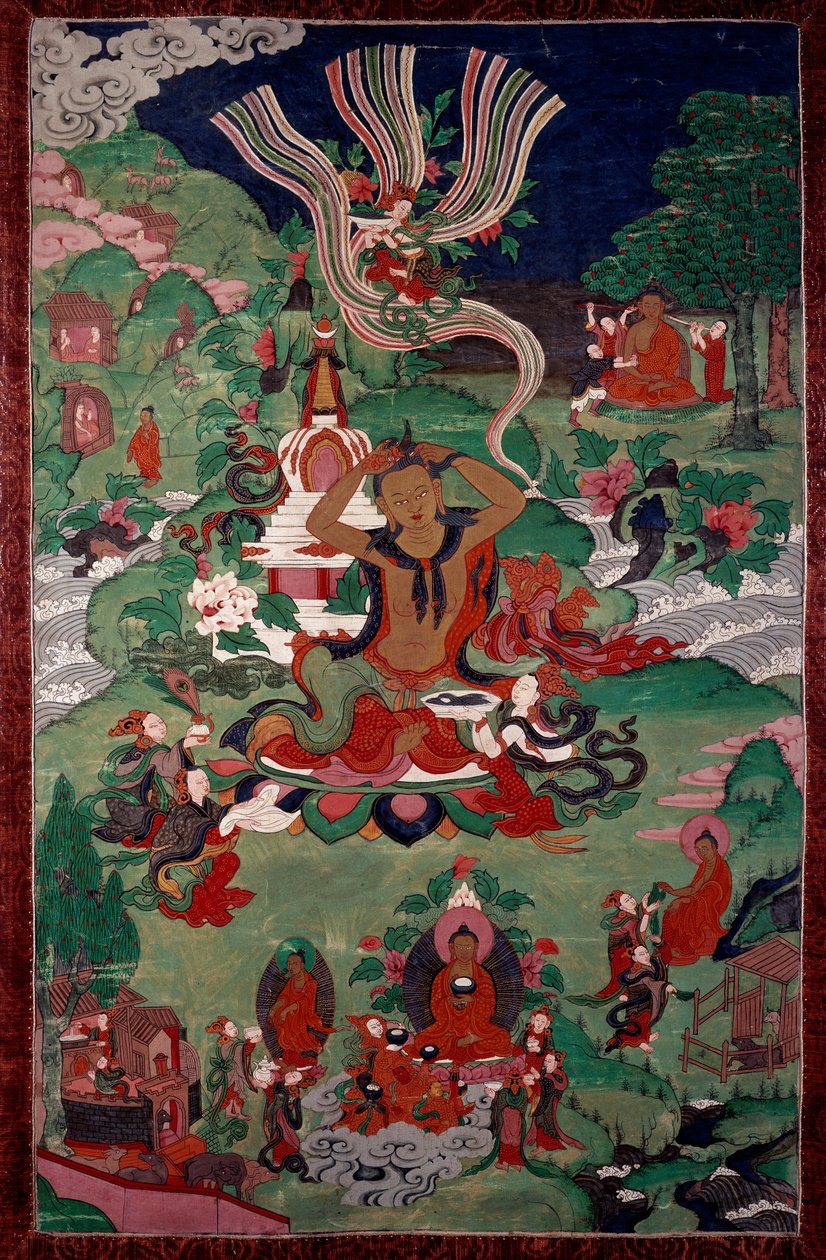 Épisode de la vie de Bouddha : la coupe de cheveux - School Asian