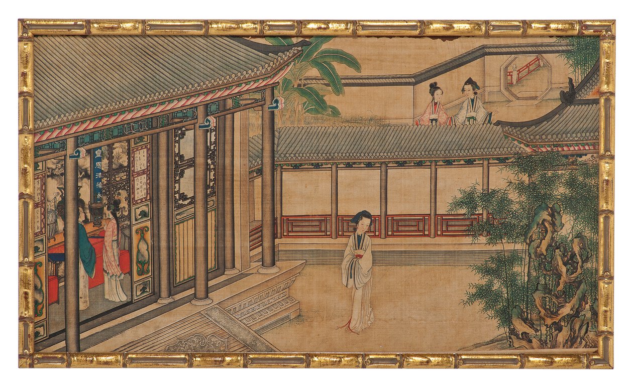 Une des vingt-quatre scènes du Rêve de la chambre rouge - School Chinese