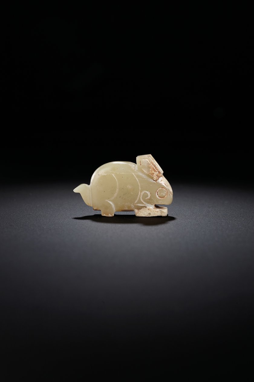 Pendentif en forme de lapin, fin de la dynastie Shang-début de la dynastie Zhou occidentale - School Chinese