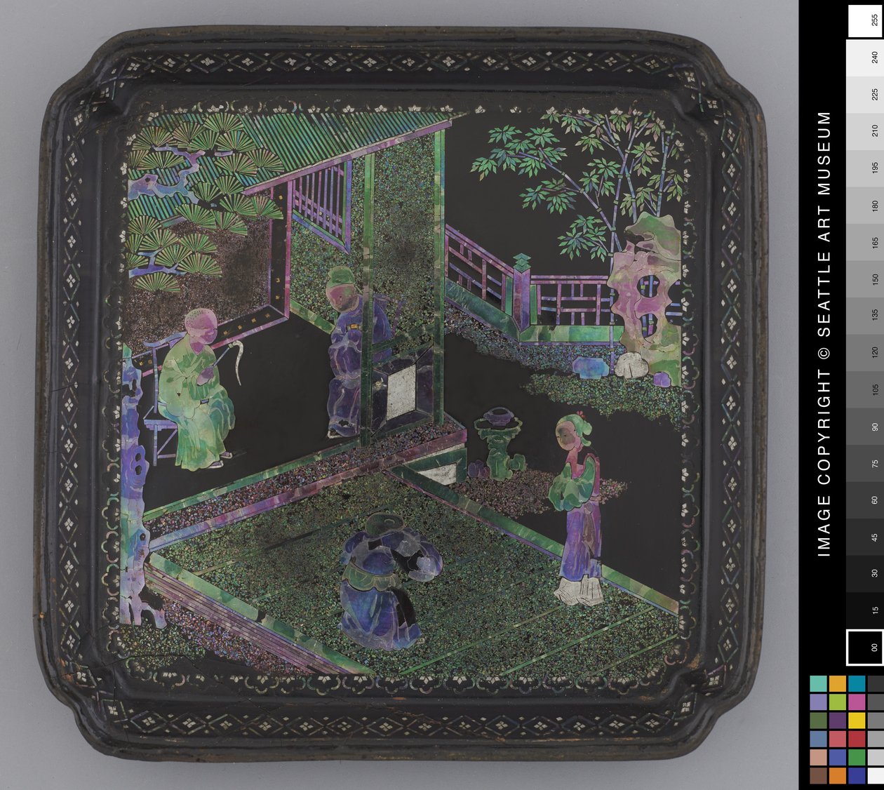 Petite assiette, fin du XVIIIe siècle - School Chinese