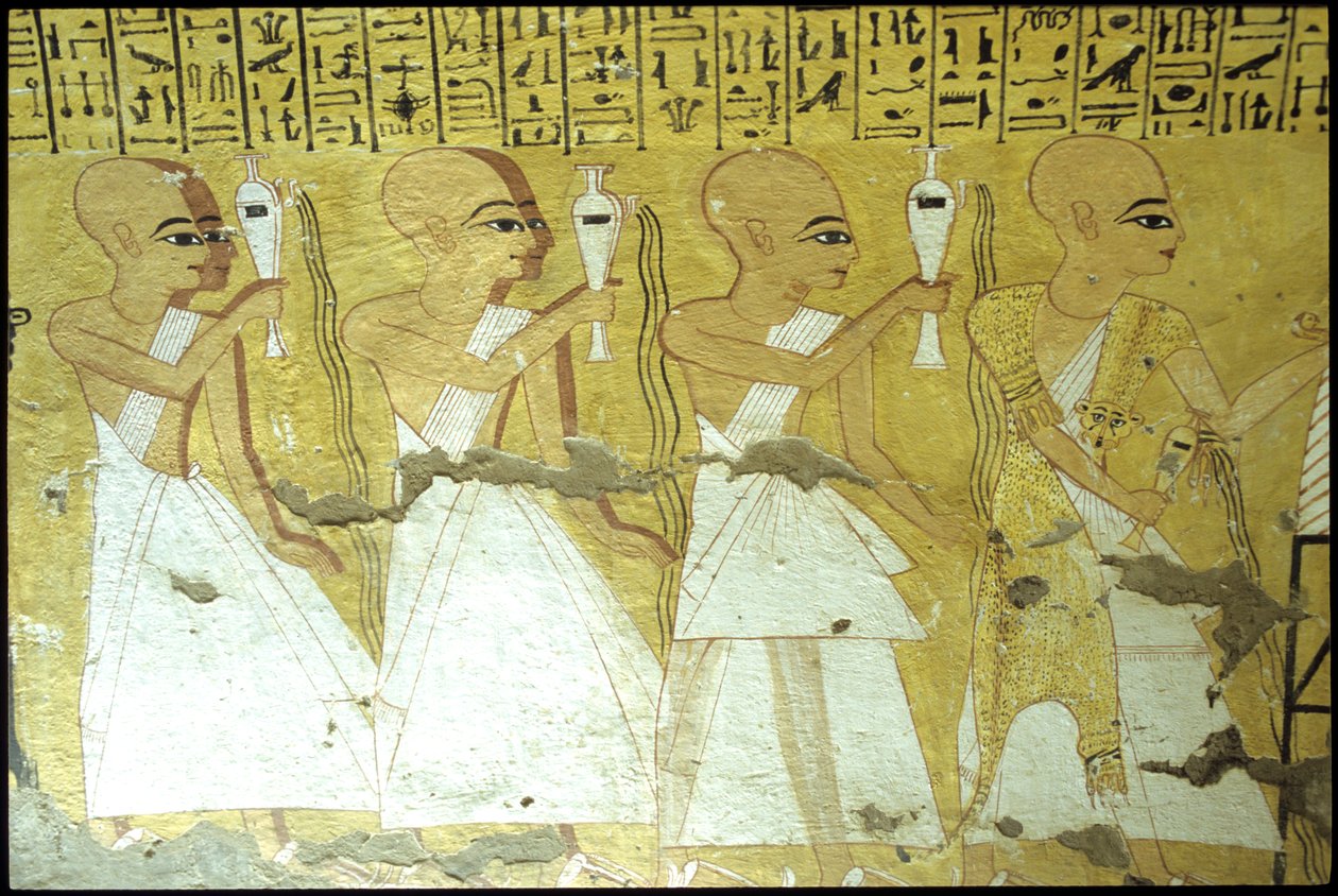 Égypte ancienne, peinture murale, Tombe d