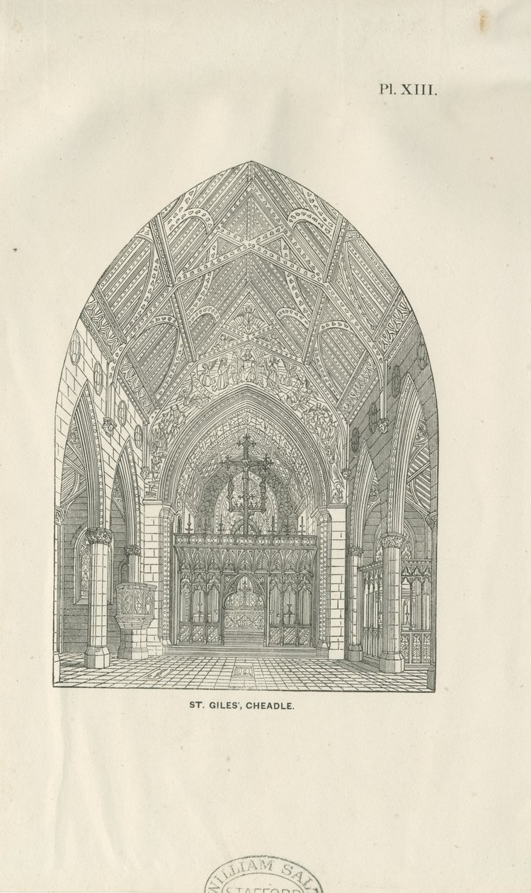 Cheadle - Église de St. Giles - School English