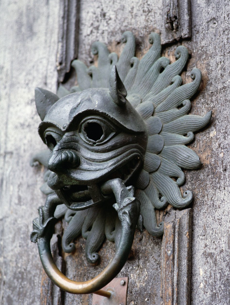 Heurtoir de la cathédrale de Durham, copie de l