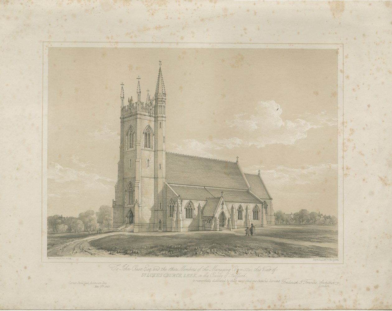 Leek - Église Saint-Luc - School English