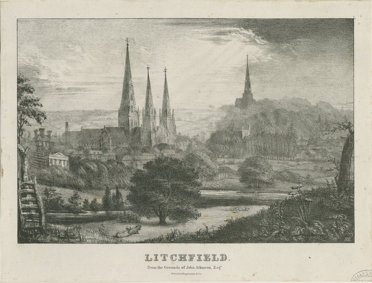 Lichfield - Vue nord-ouest - School English