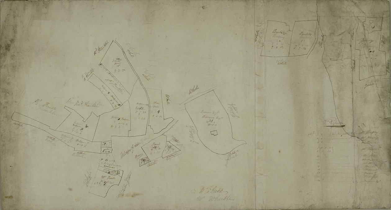 Carte de Willesden, Londres (lithographie) - School English