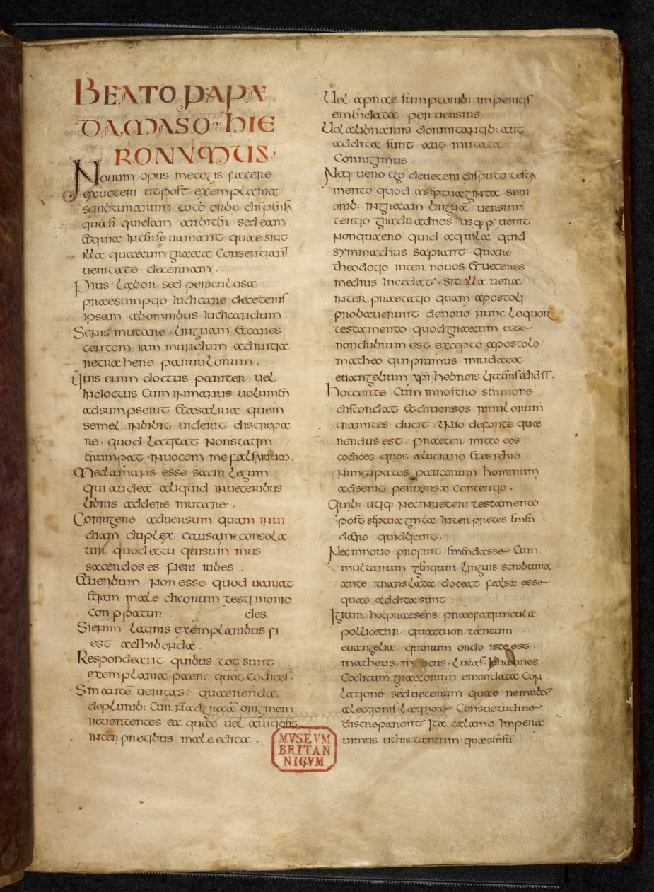 Page des Évangiles (la 