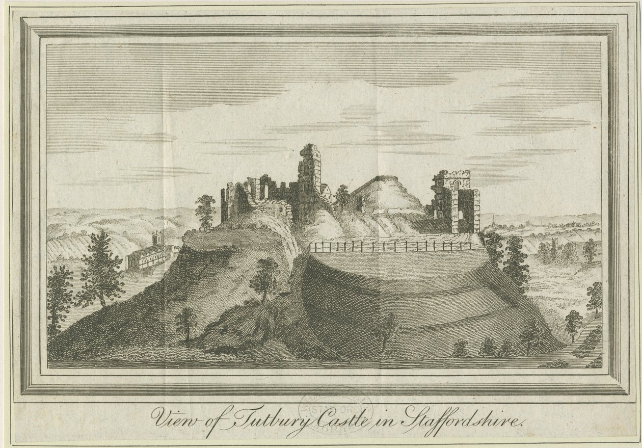 Château de Tutbury - Vue de l