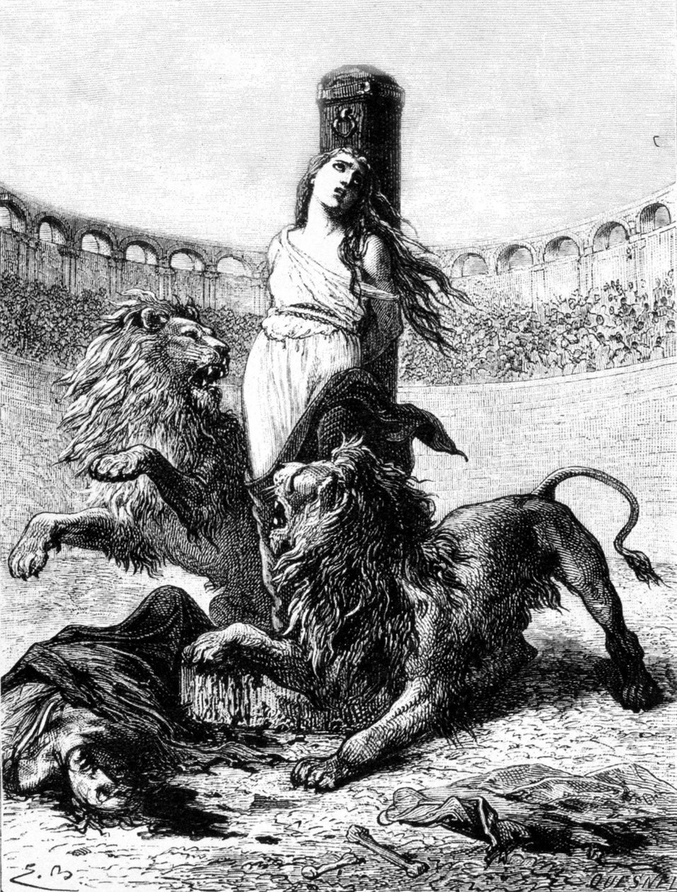 Martyr de Sainte Blandine (persécutions chrétiennes à Lyon) - School French