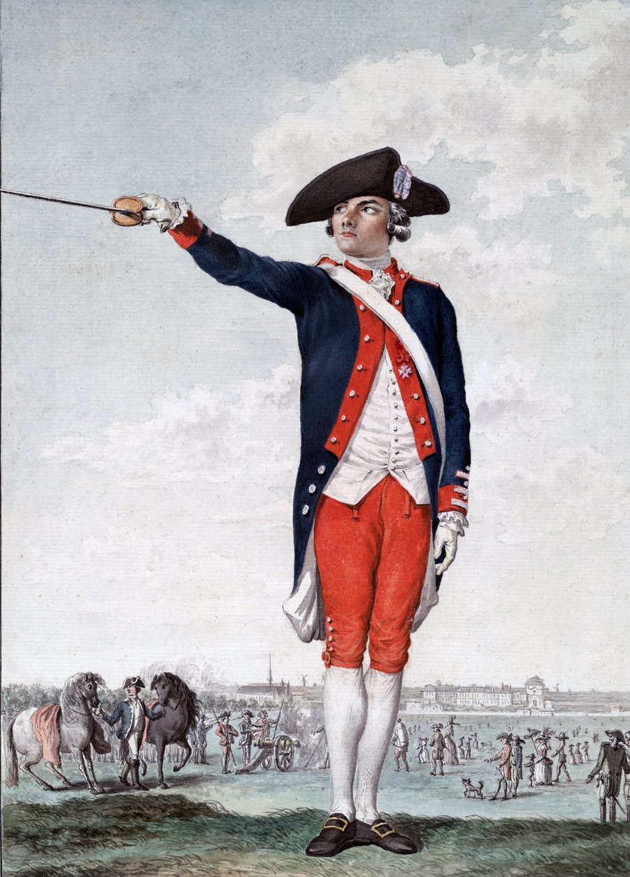 Picot de Peccaduc - Henry-René-Marie Picot de Peccaduc (Peccadeuc) 1770-1785 - sergent-major à l