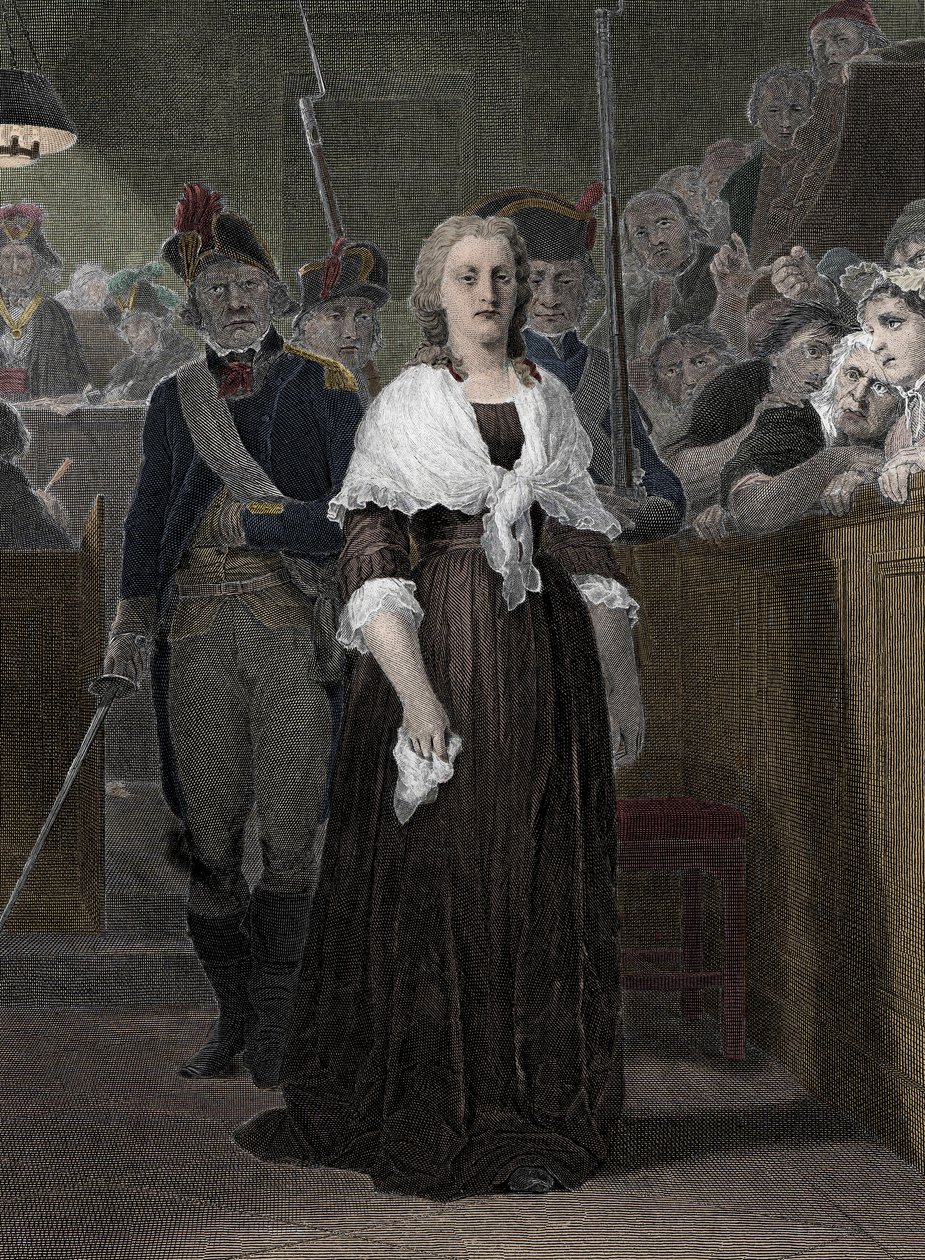 La Reine Marie-Antoinette (1755-1793) condamnée par le Tribunal révolutionnaire en octobre 1793 - School French