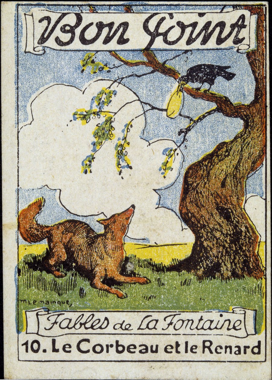 Le Corbeau et le Renard - Bon Point - School French