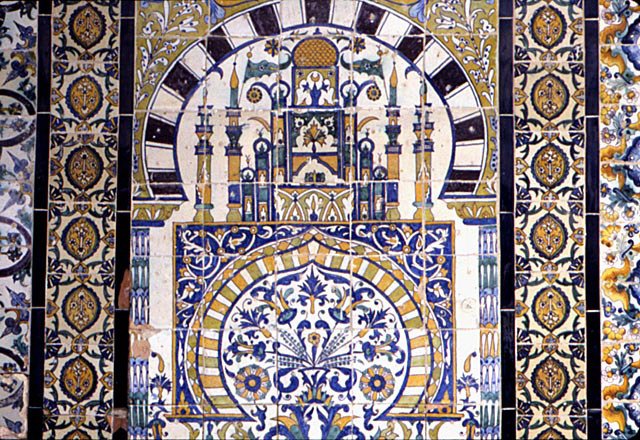 Tunisie à Kairouan : décoration de la mosquée - School Islamic