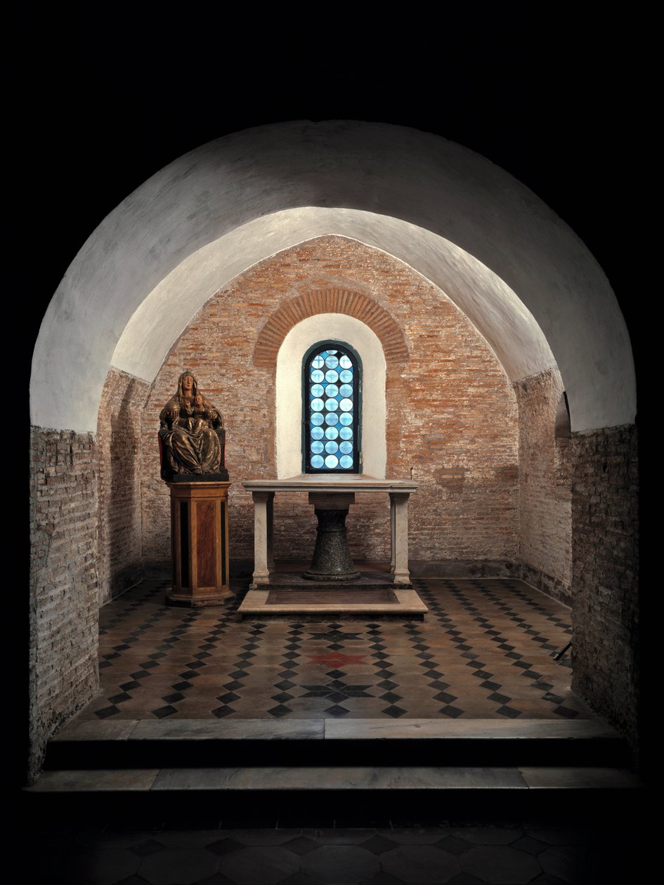 Vue de la première chapelle de l
