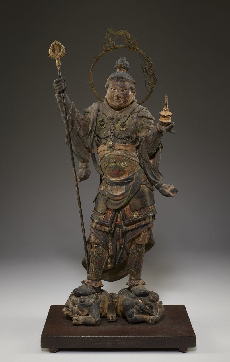 Bishamonten (Vaisravana, Gardien du Nord) - Japanese School