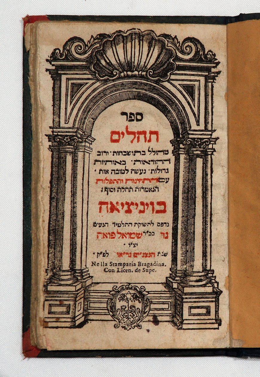 Livre de Tehilim - School Jewish