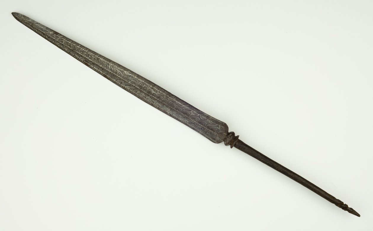 Pointe de lance (acier damassé) - School Malaysian