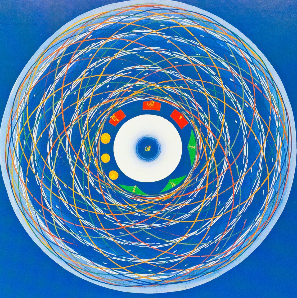 Om cosmo Mandala, représentant la totalité, l