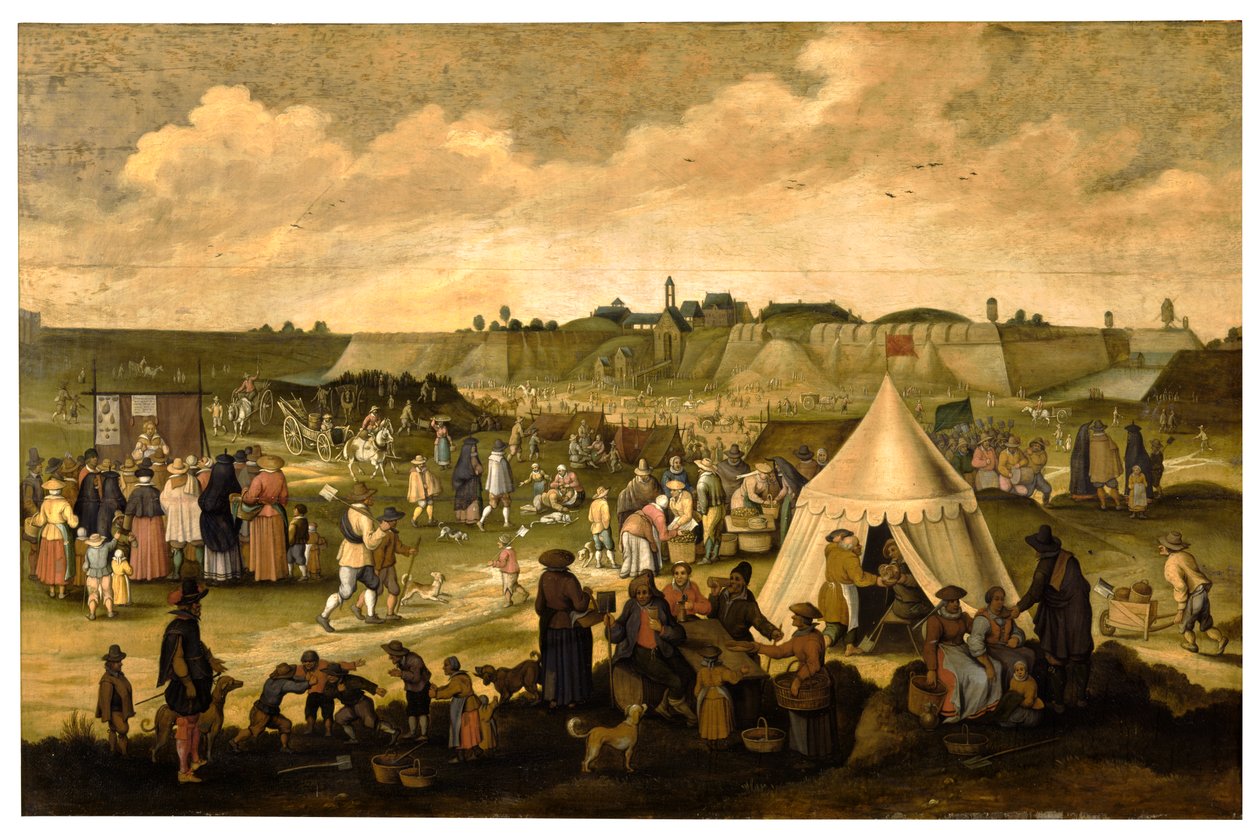 Le Château des Espagnols à Anvers - School Netherlandish
