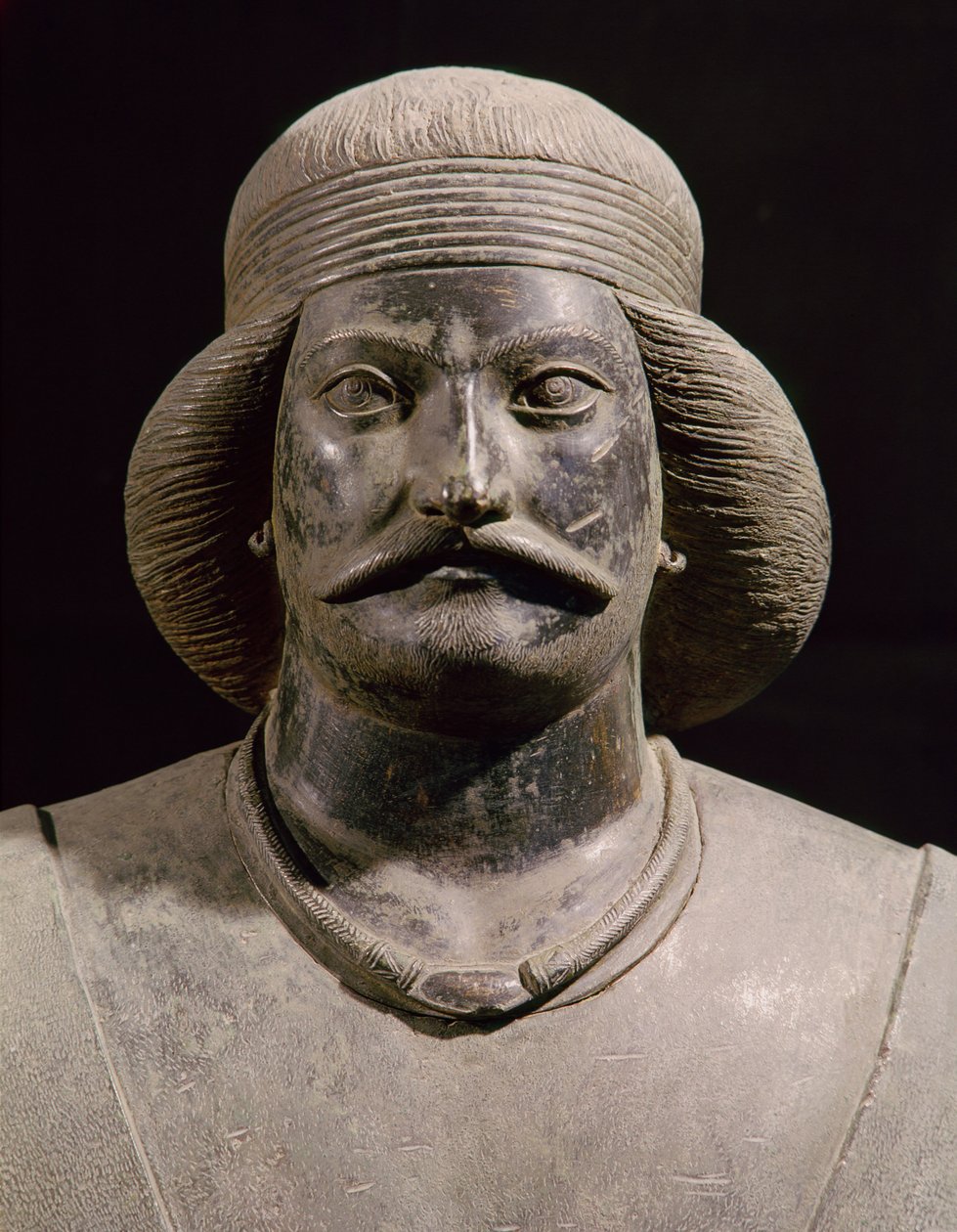 Guerrier parthe, de Shami, 1er siècle après J.-C. (détail) - School Parthian