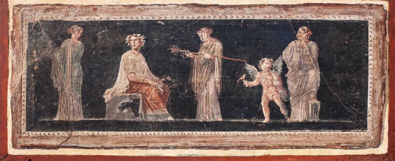 Scène dionysiaque, Herculanum - School Roman