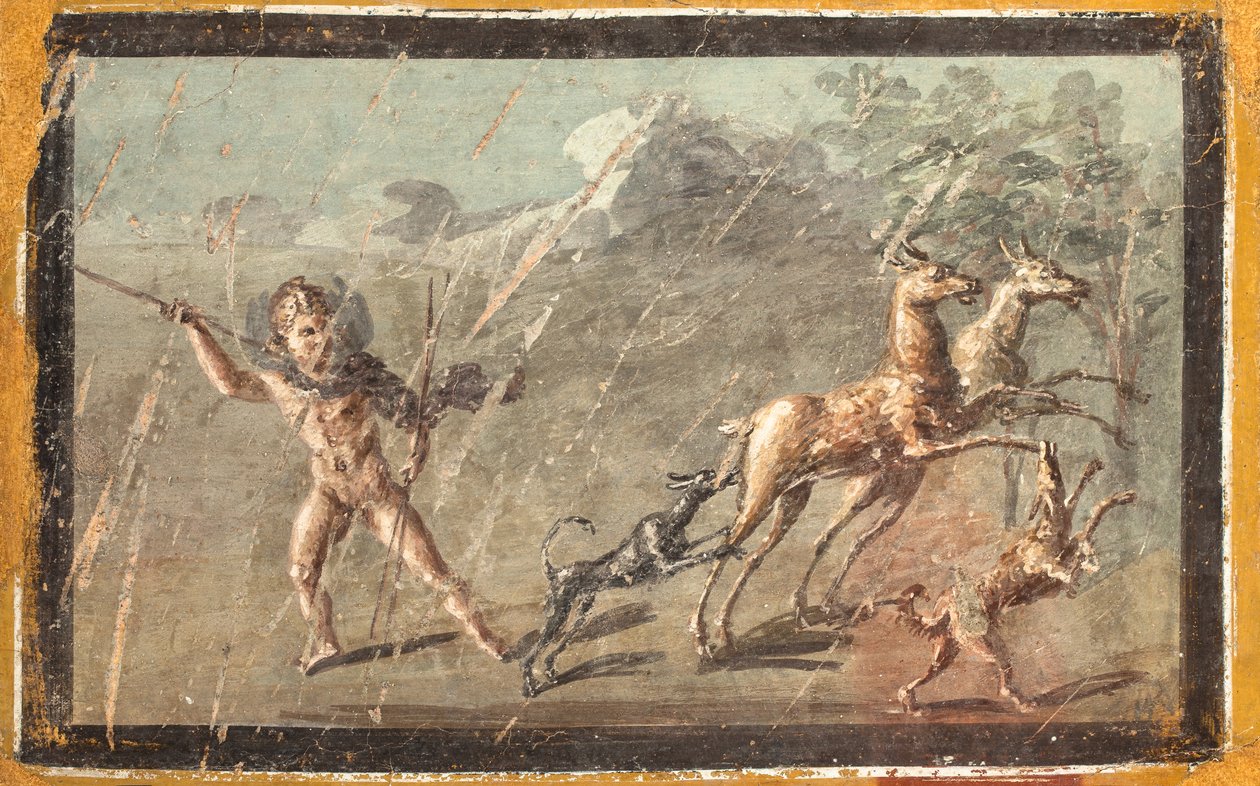 Aime la chasse, Herculanum - School Roman