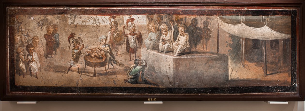 Le jugement de Salomon, Pompéi - School Roman