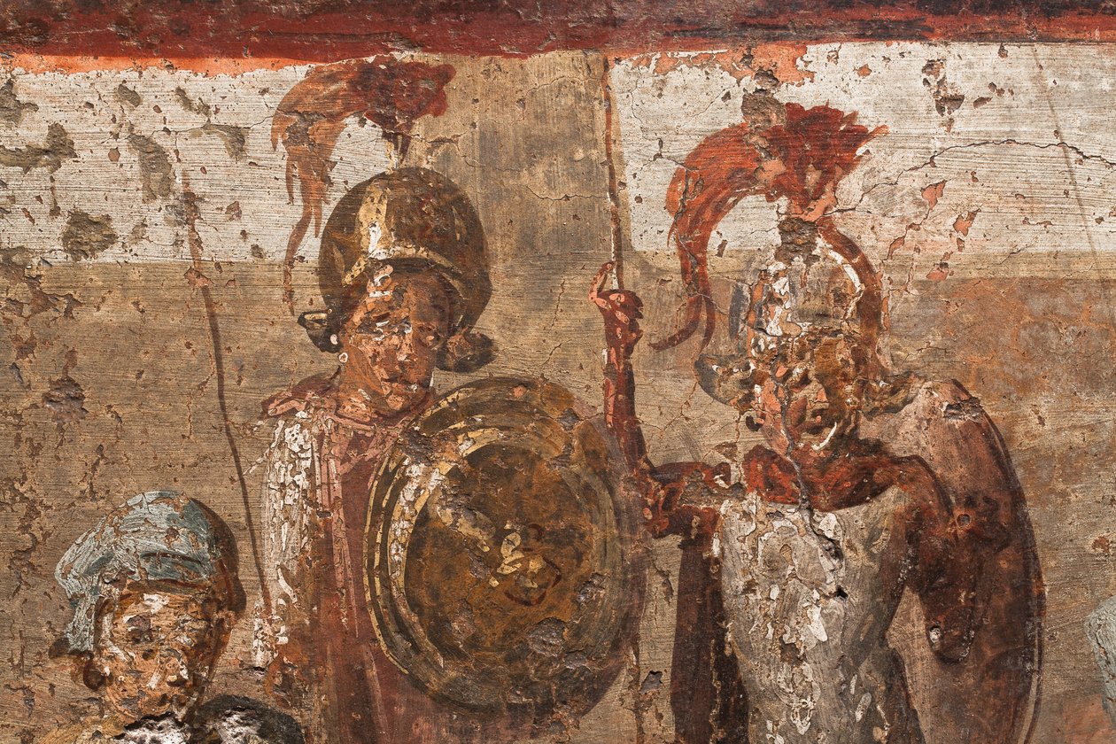 Le jugement de Salomon, Pompéi - School Roman