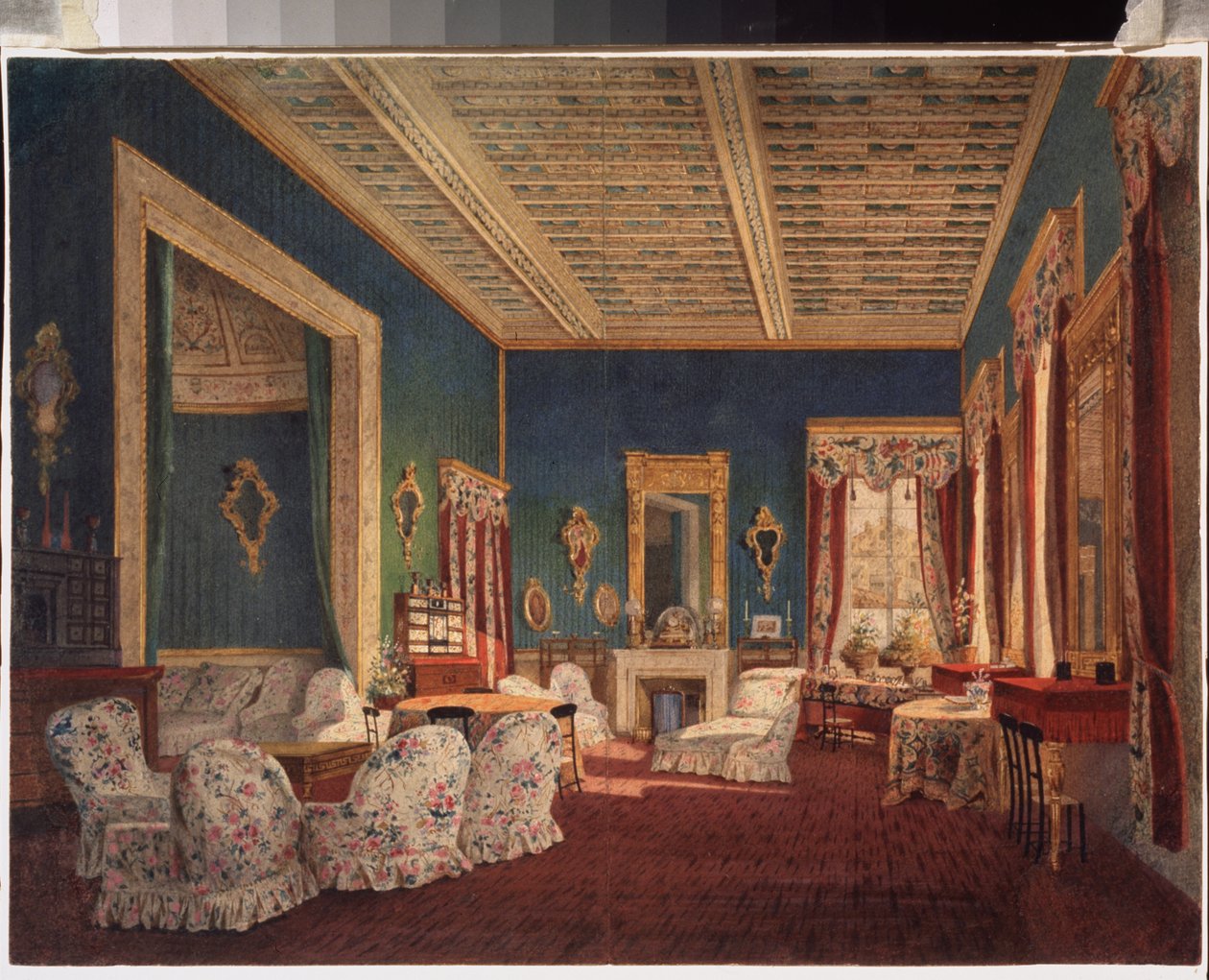 Intérieur du manoir de Denezhnikovo - School Russian