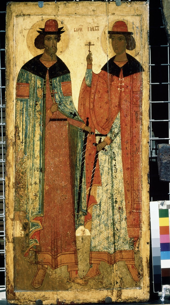 Les saints Boris et Gleb, fils de Vladimir Ier de Kiev