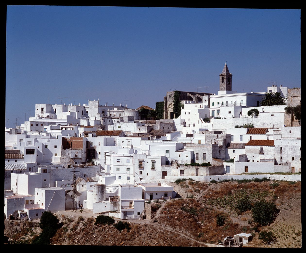 Vue sur Vejer de la Frontera, Andalousie, Espagne - School Spanish